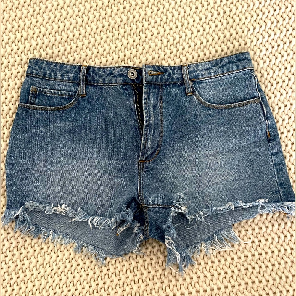 Articles of Society High-Rise Denim Shorts - size 29